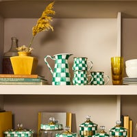 Emerald Check Medium Practical Pitcher