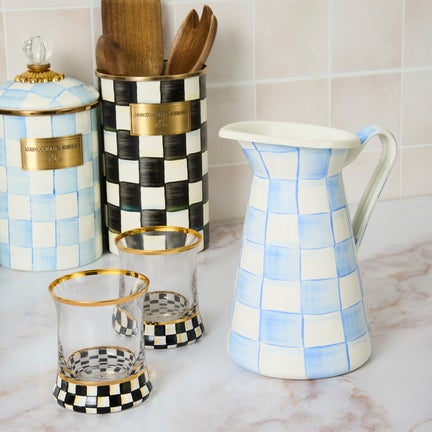 Sky Check Medium Practical Pitcher