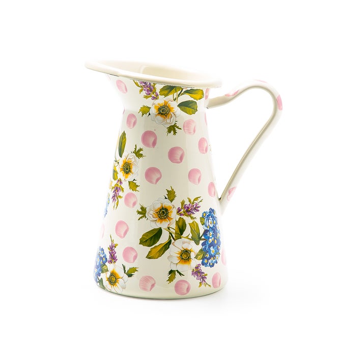 Wildflowers Pink Medium Practical Pitcher image number 0