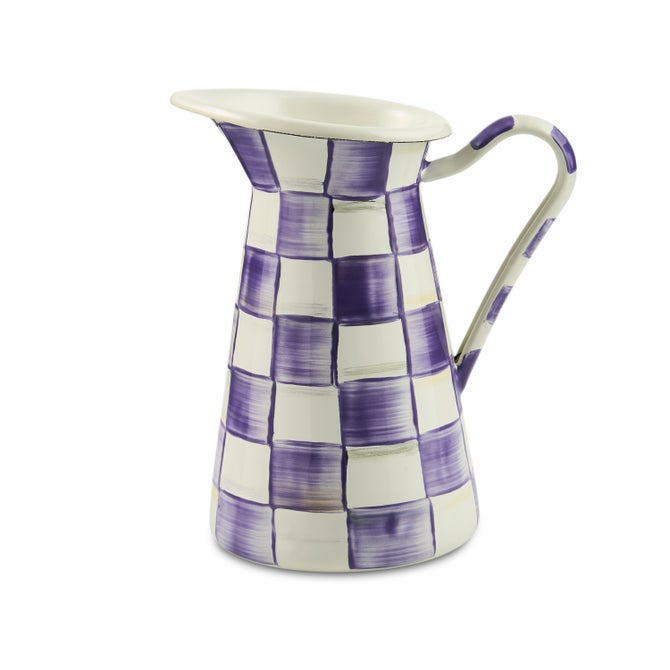 Violet Check Medium Practical Pitcher image number 0