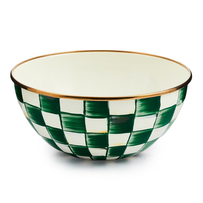 Emerald Check Small Everyday Bowl image number 0
