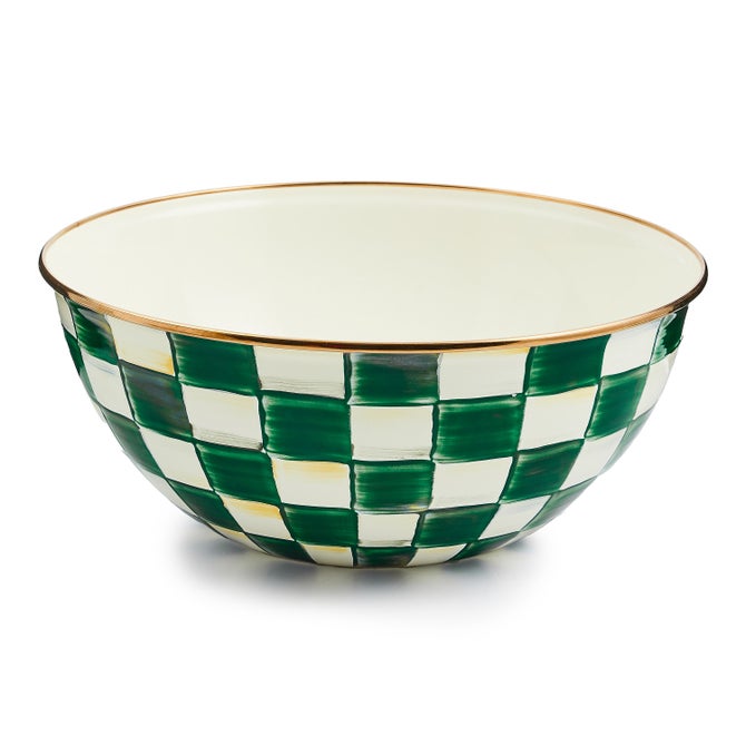 Emerald Check Large Everyday Bowl image number 0