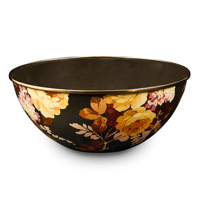 Wild Rose Brown Large Everyday Bowl image number 0