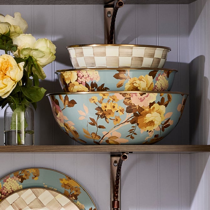 Wild Rose Slate Large Everyday Bowl image number 1