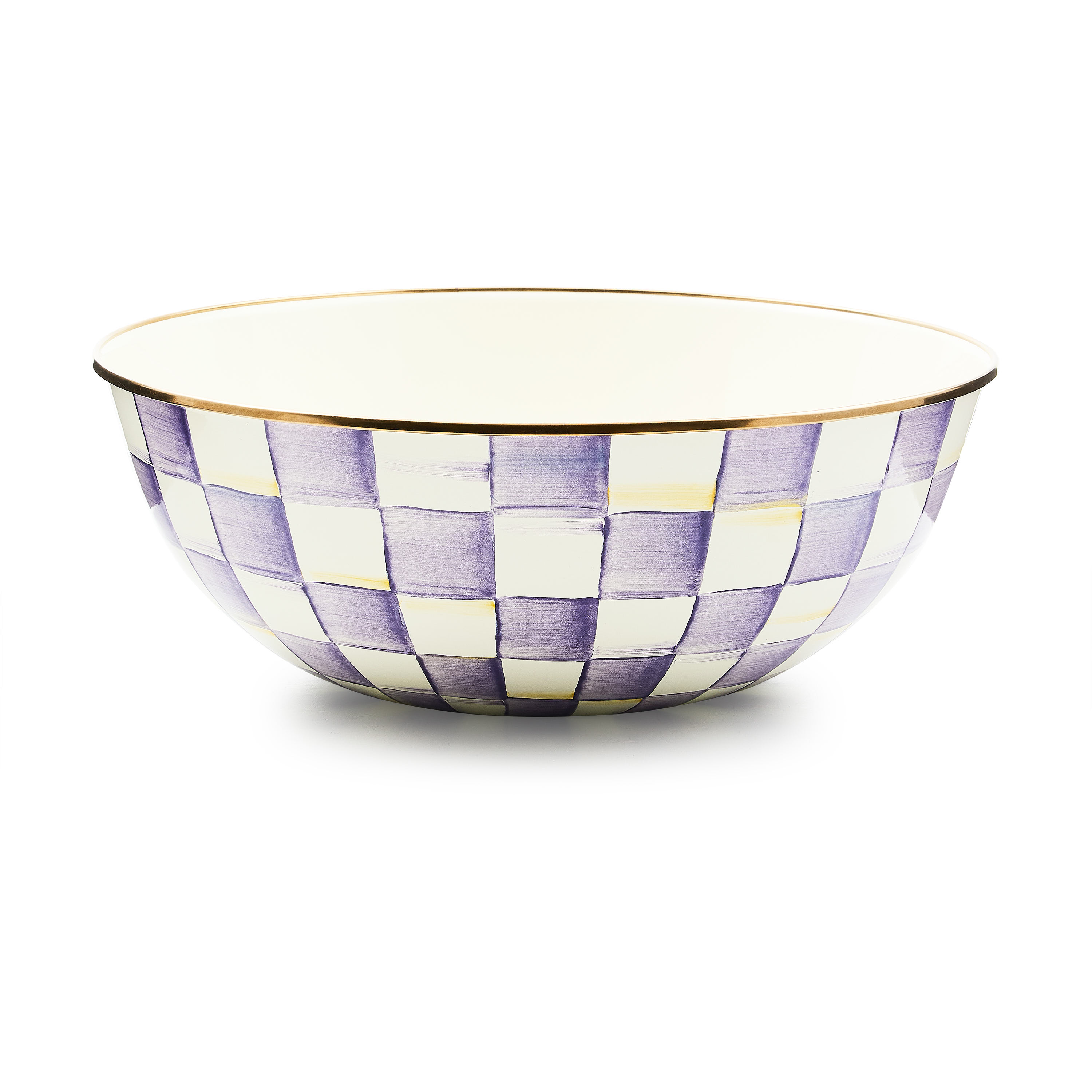MacKenzie-Childs | Violet Check Extra Large Everyday Bowl