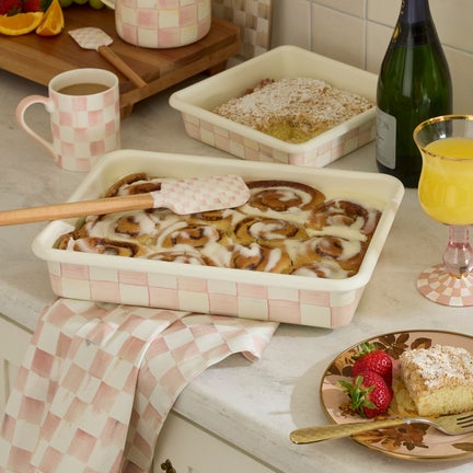 Rosy Check 9" x 13" Baking Pan