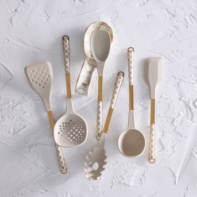 Mocha Check Spoon Rest image number 5