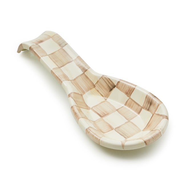Mocha Check Spoon Rest image number 2
