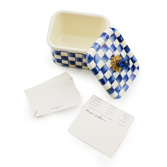 Royal Check Recipe Box image number 3