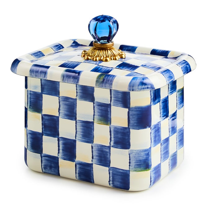 Royal Check Recipe Box image number 0