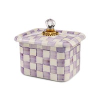 Violet Check Recipe Box