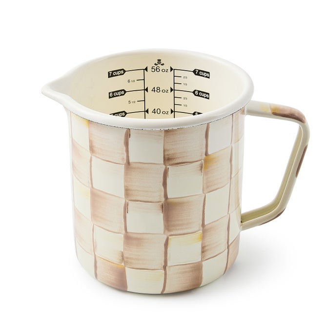 Mocha Check 7 Cup Measuring Cup image number 0