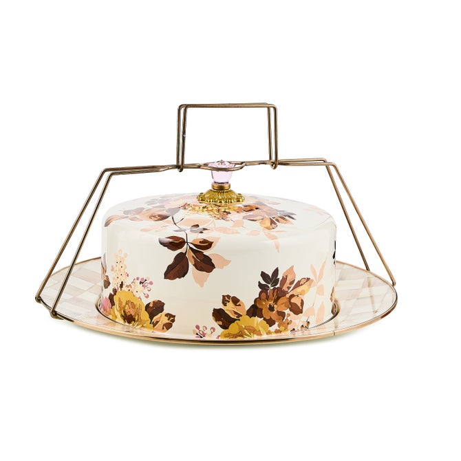 Wild Rose White Cake Carrier image number 0