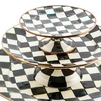 Courtly Check Small Pedestal Platter