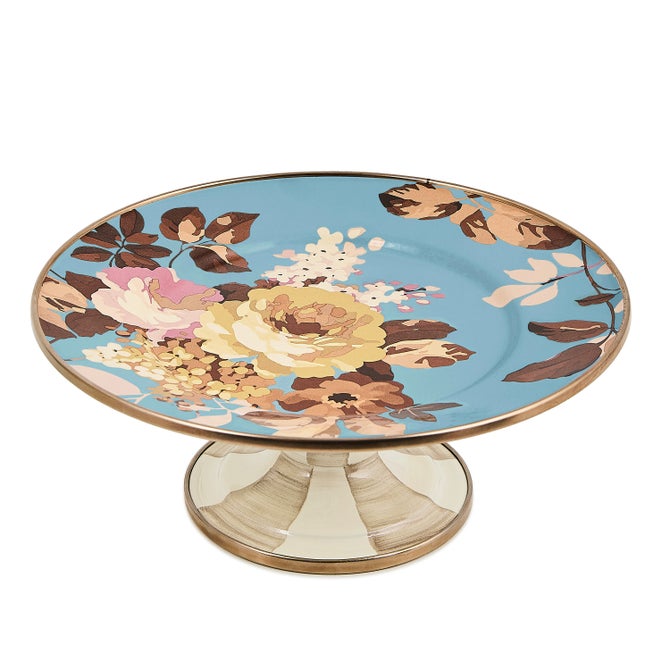Wild Rose Slate Mini Pedestal Platter image number 3