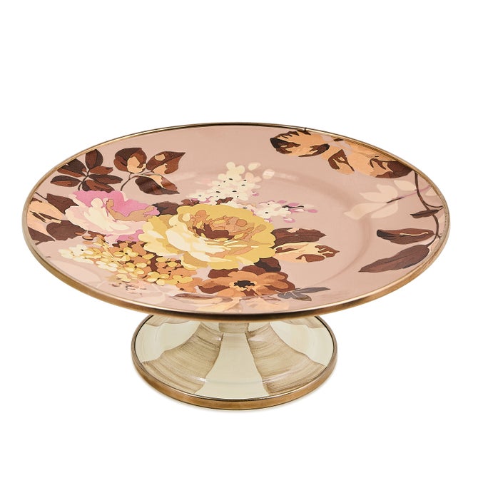 Wild Rose Mauve Mini Pedestal Platter image number 2
