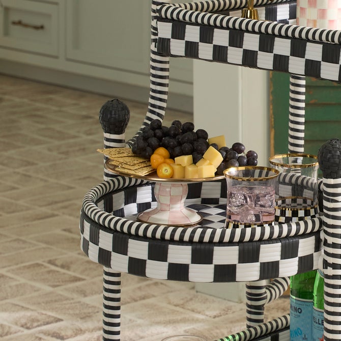Rosy Check Mini Pedestal Platter image number 4