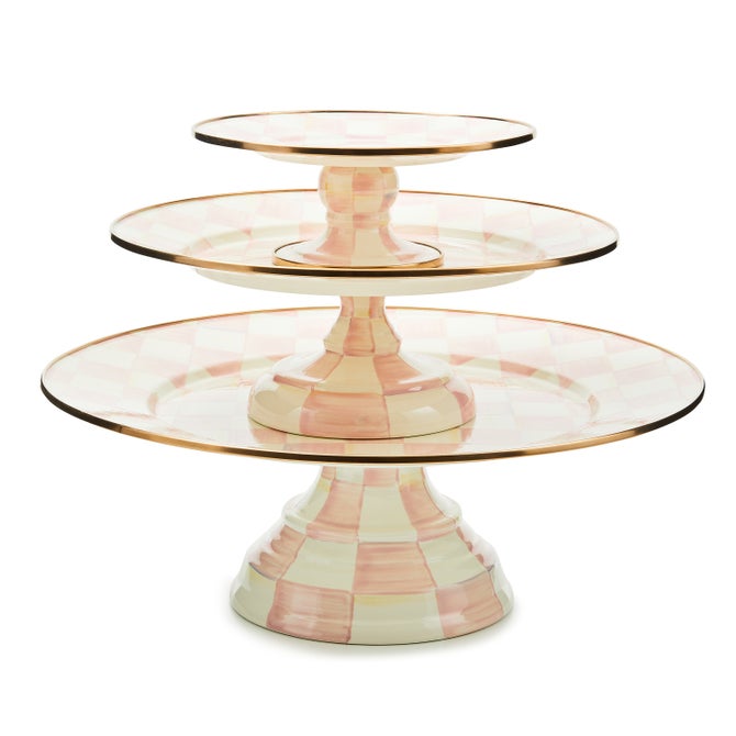 Rosy Check Mini Pedestal Platter image number 2