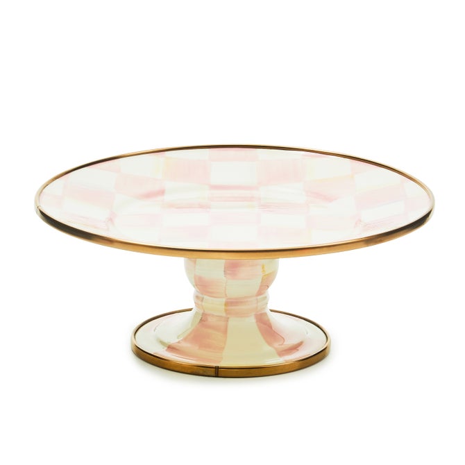 Rosy Check Mini Pedestal Platter image number 0