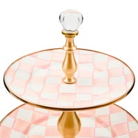 Rosy Check Two Tier Sweet Stand