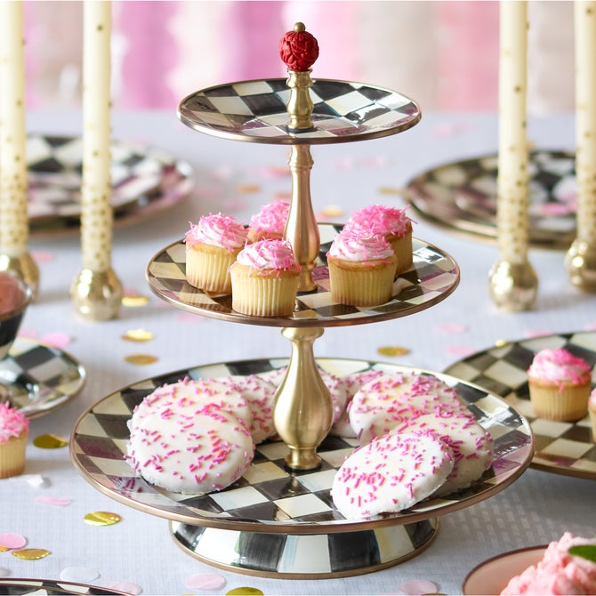 Courtly Check Three Tier Sweet Stand image number 9