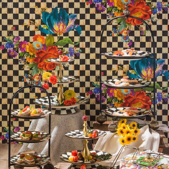 Courtly Check Three Tier Sweet Stand image number 2