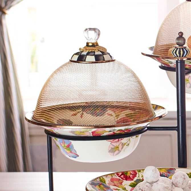 Courtly Check Small Mesh Dome image number 7