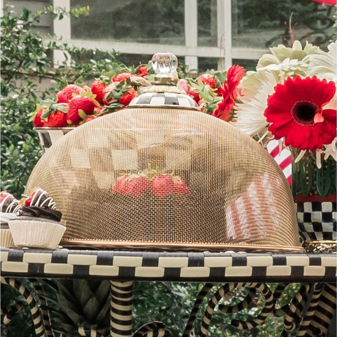 Courtly Check Large Mesh Dome image number 2