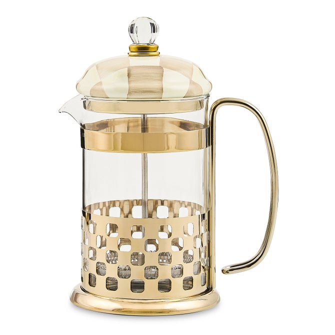 Mocha Check French Press image number 0