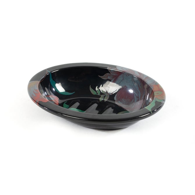 Flower Market Soap Dish - Black image number 0