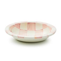 Rosy Check Enamel Bath Collection