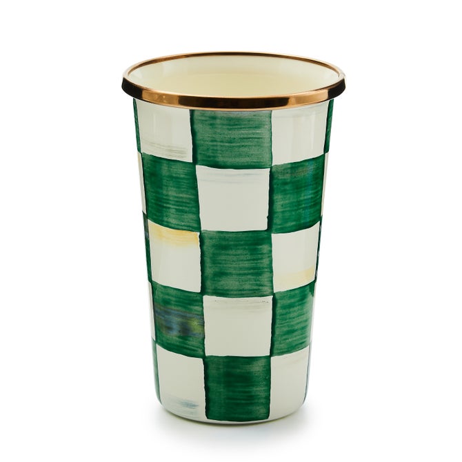 Emerald Check 10 Ounce Tumbler image number 0