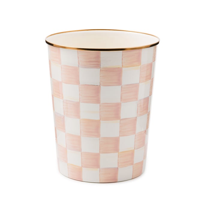 Rosy Check Enamel Bath Collection image number 2