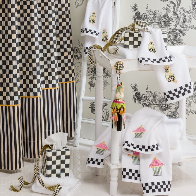 Courtly Check Boutique Tissue Box Cover image number 8