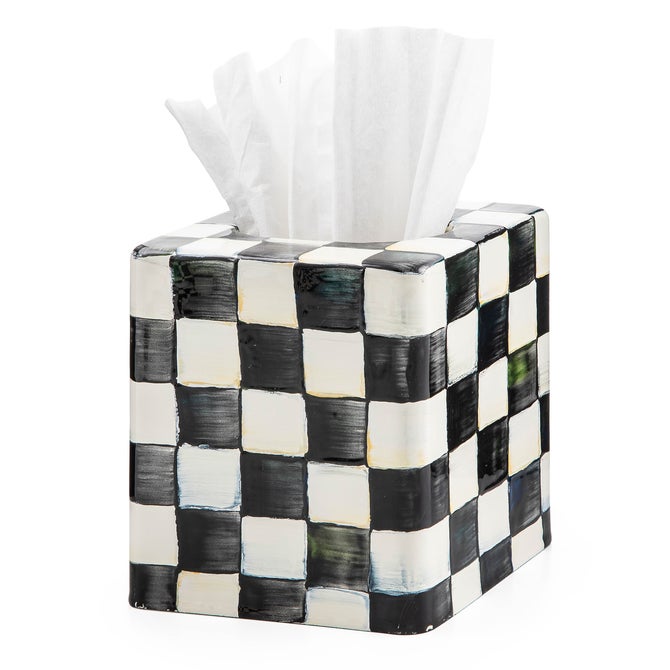 Courtly Check Boutique Tissue Box Cover image number 0