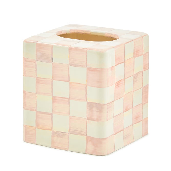 Rosy Check Enamel Bath Collection image number 12