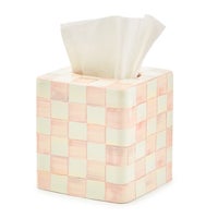 Rosy Check Enamel Bath Collection