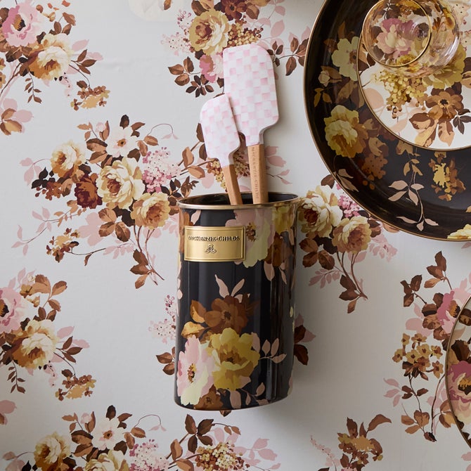 Wild Rose Brown Utensil Holder image number 2