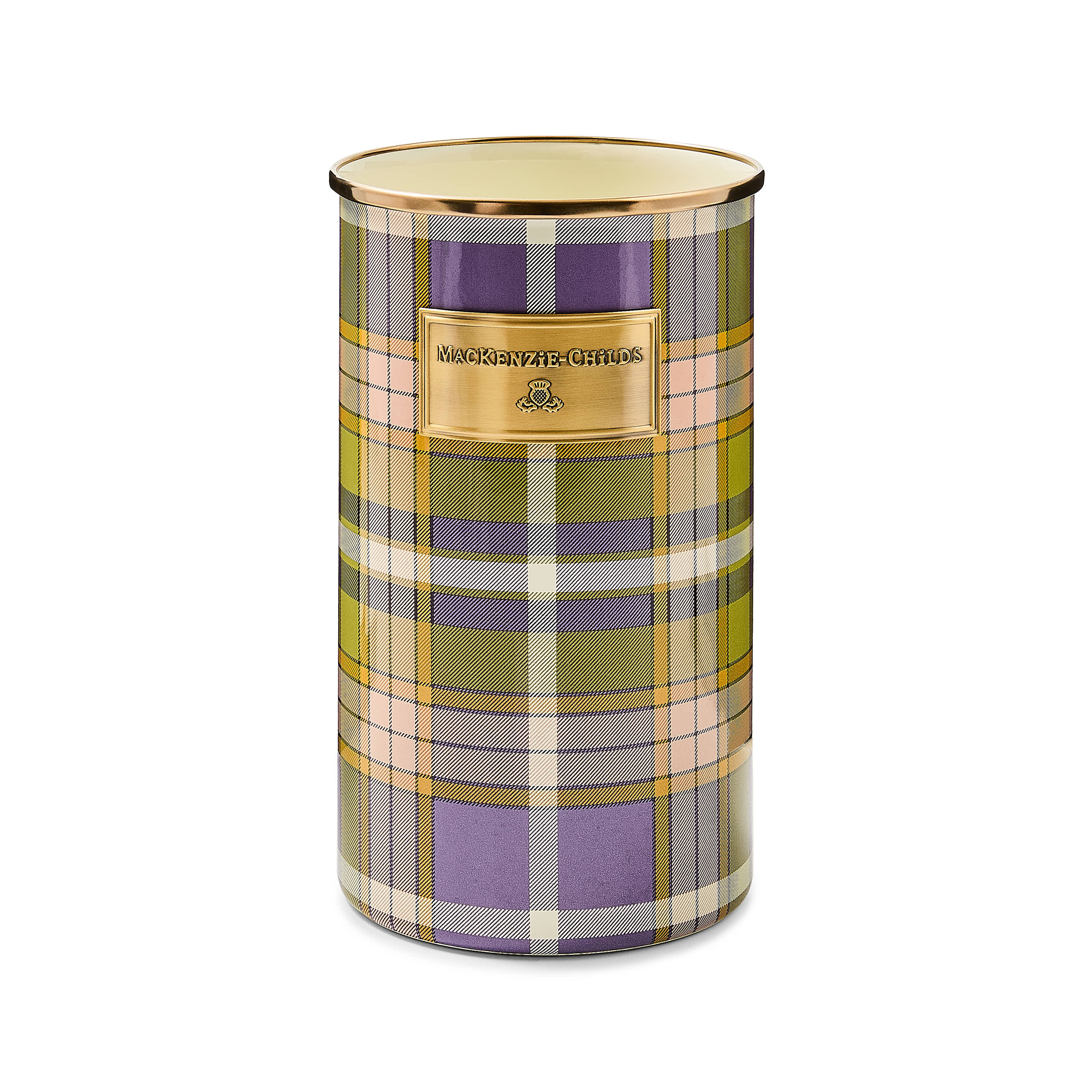 MacKenzie-Childs | Tartan Violet Utensil Holder