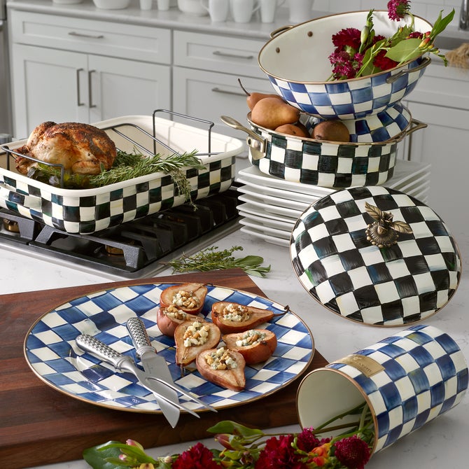 MacKenzie-Childs | Royal Check Utensil Holder