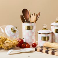 Rosy Check Utensil Holder