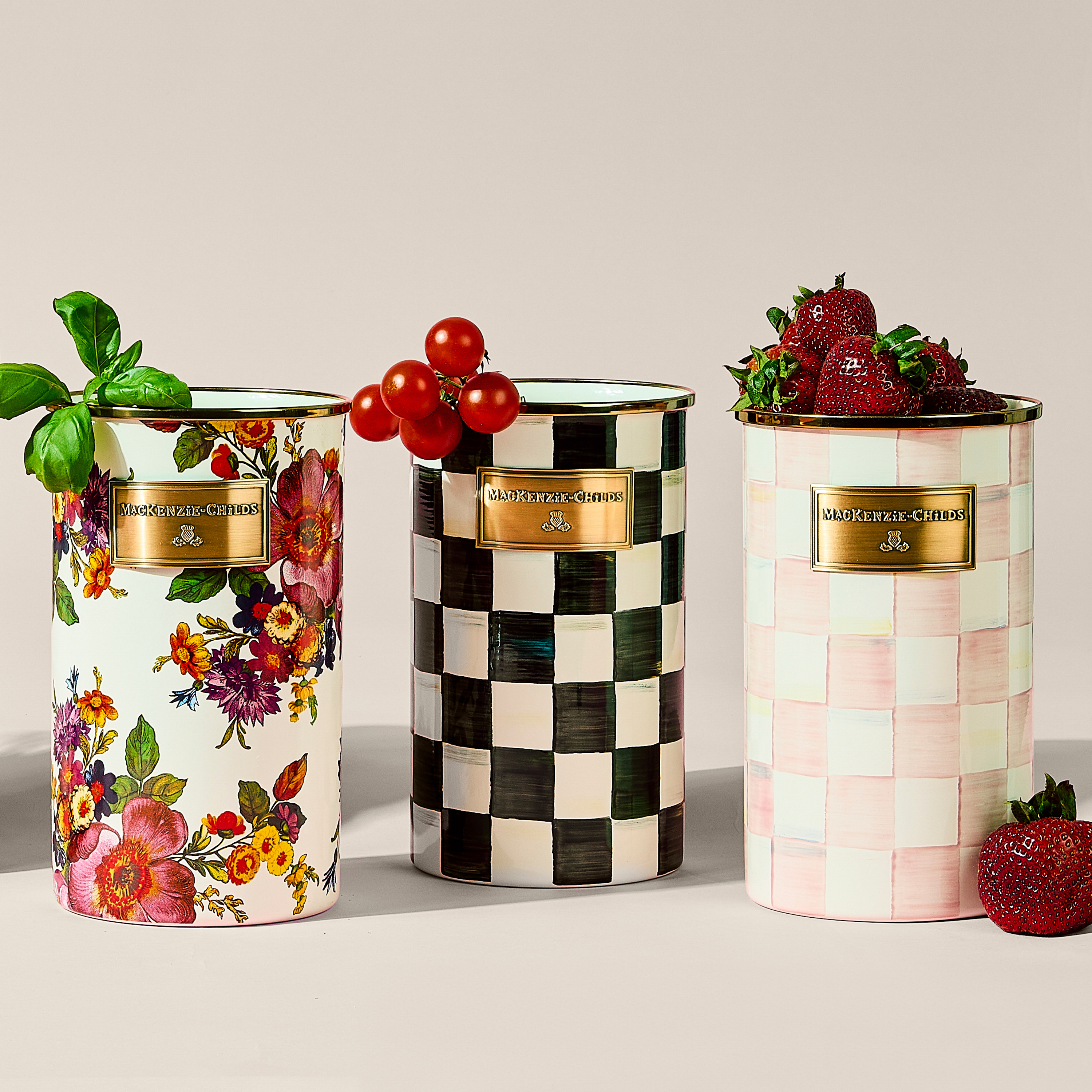 MacKenzie-Childs | Courtly Check Utensil Holder