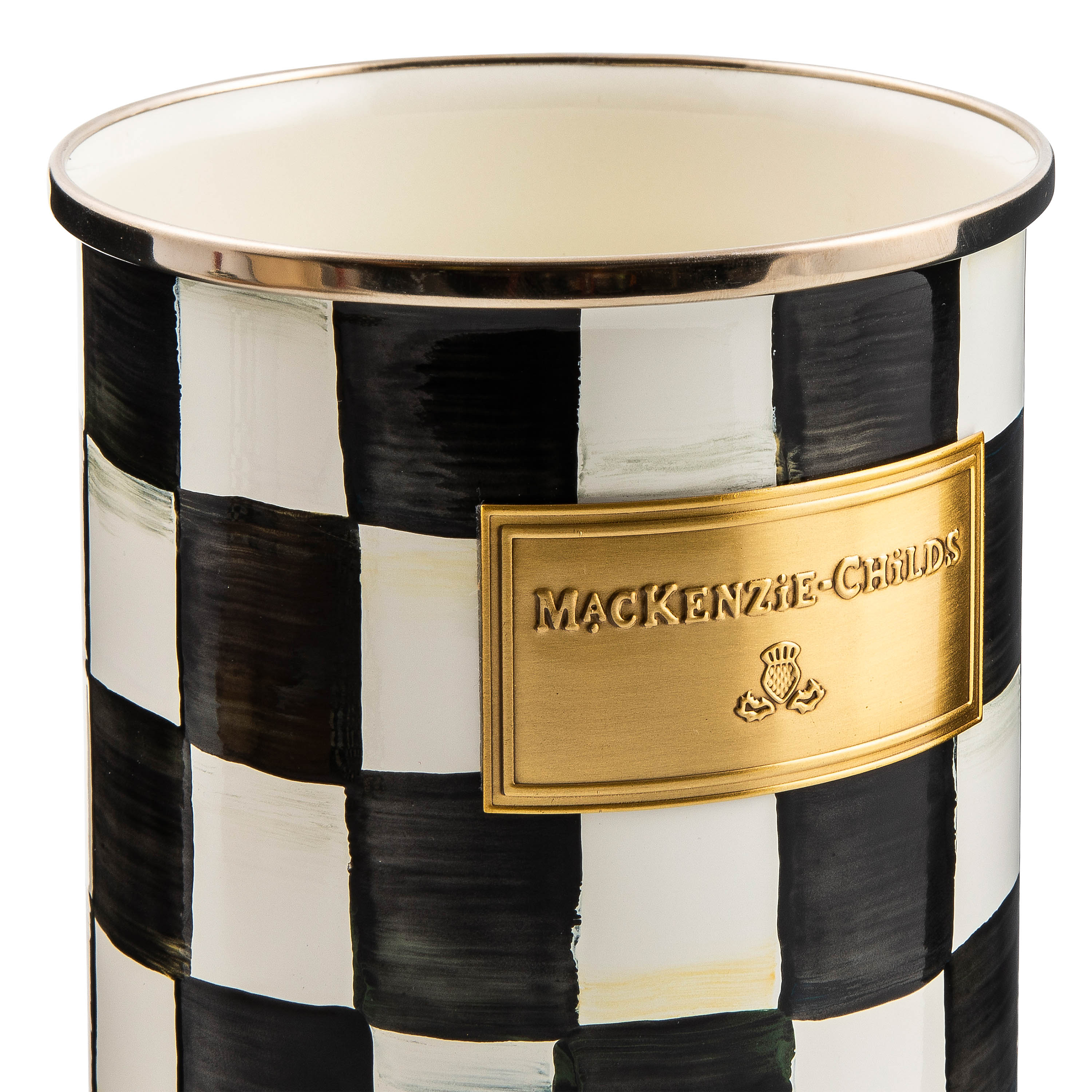 MacKenzie-Childs Courtly Check Utensil Holder - Thumbnail 5