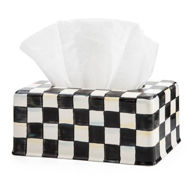 Courtly Check Standard Tissue Box Cover image number 0
