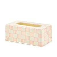 Rosy Check Enamel Bath Collection