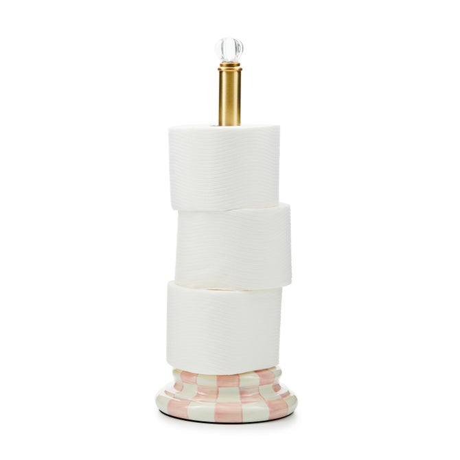 Rosy Check Enamel Bath Collection image number 13