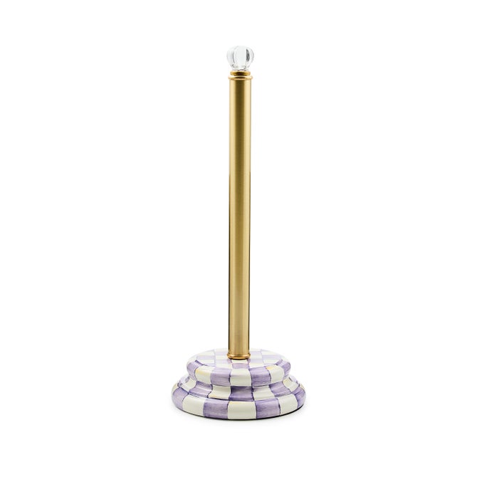 Violet Check Toilet Tissue Storage image number 0