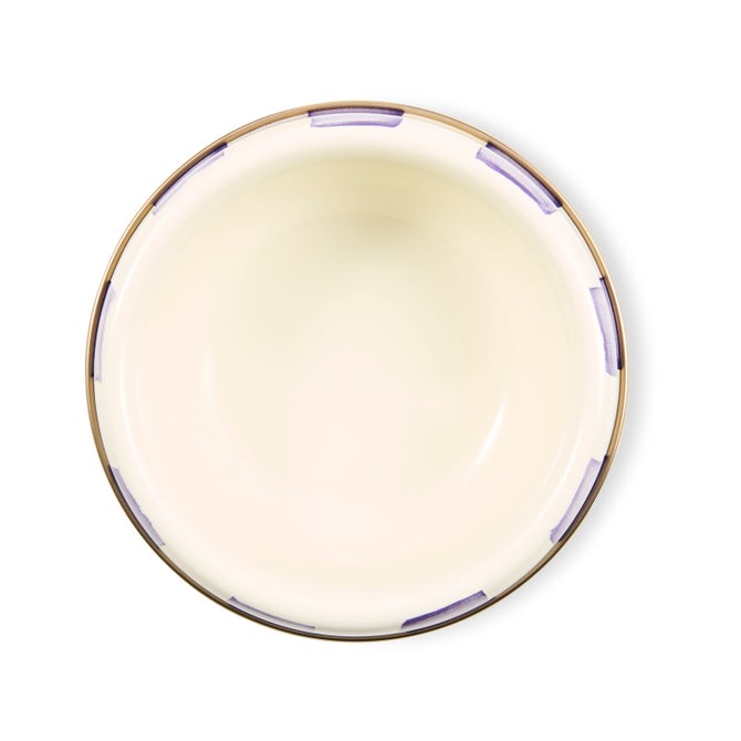 Violet Check Medium Pet Dish image number 2