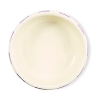 Violet Check Large Pet Dish