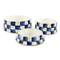 Royal Check Small Pet Dish
